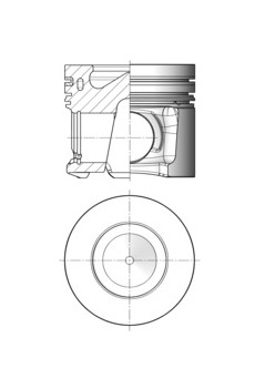 Píst KOLBENSCHMIDT 41493620