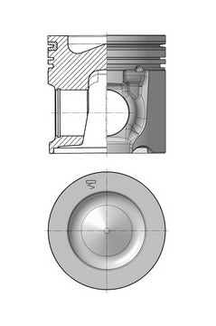 Píst KOLBENSCHMIDT 41503600