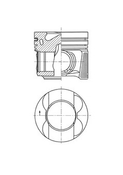 Píst KOLBENSCHMIDT 41641620