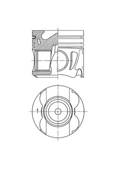 Píst KOLBENSCHMIDT 41711620