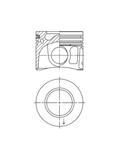 Píst KOLBENSCHMIDT 41765620