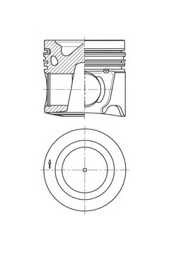 Píst KOLBENSCHMIDT 41804620