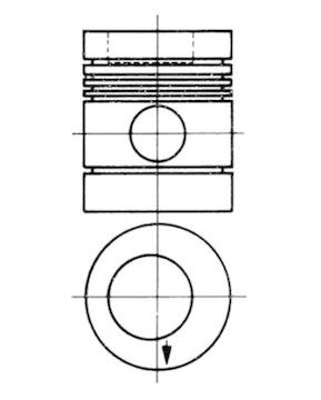 Píst KOLBENSCHMIDT 90274830