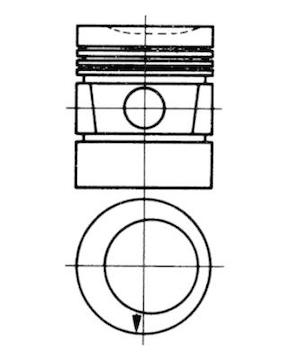 Píst KOLBENSCHMIDT 90278610