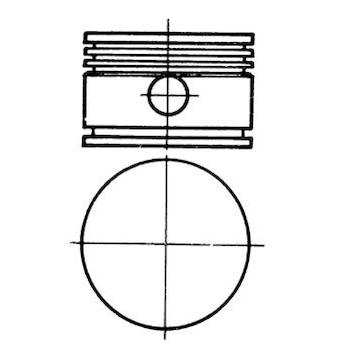Píst KOLBENSCHMIDT 94043610