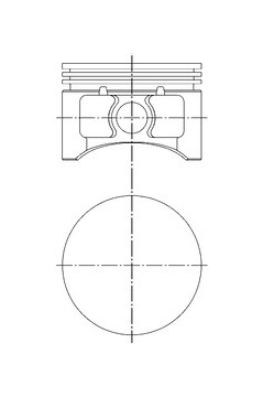 Píst KOLBENSCHMIDT 94294610