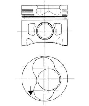 Píst KOLBENSCHMIDT 94427720