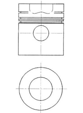 Píst KOLBENSCHMIDT 94631600