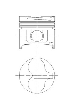 Píst KOLBENSCHMIDT 94807600