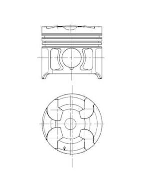 Píst KOLBENSCHMIDT 94820700