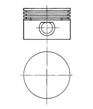Píst KOLBENSCHMIDT 94919610
