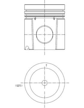 Píst KOLBENSCHMIDT 99799700