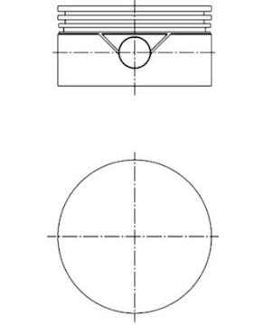 Píst KOLBENSCHMIDT 99849600
