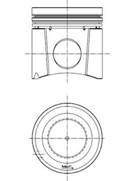 Píst KOLBENSCHMIDT 99898600