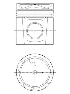 Píst KOLBENSCHMIDT 99985600