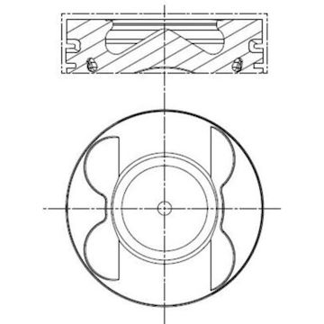 Píst MAHLE ORIGINAL 001 PI 00106 002