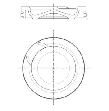 Píst MAHLE ORIGINAL 001 PI 00191 000