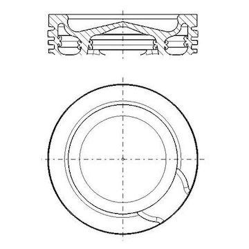 Píst MAHLE ORIGINAL 001 PI 00194 000