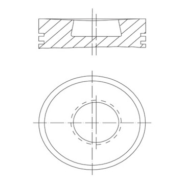 Píst MAHLE ORIGINAL 003 72 00