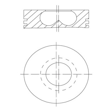 Píst MAHLE ORIGINAL 007 04 00