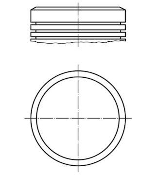 Píst MAHLE ORIGINAL 007 30 00