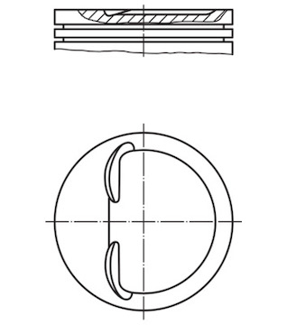 Píst MAHLE ORIGINAL 008 75 01