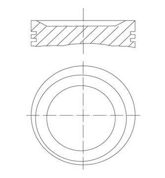 Píst MAHLE ORIGINAL 011 75 00