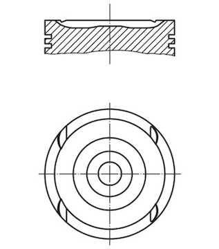 Píst MAHLE ORIGINAL 011 79 02