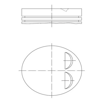 Píst MAHLE ORIGINAL 011 84 00