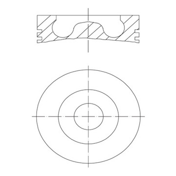 Píst MAHLE ORIGINAL 013 PI 00109 000