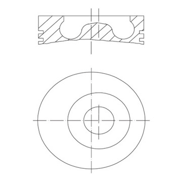 Píst MAHLE ORIGINAL 016 02 01