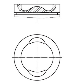 Píst MAHLE ORIGINAL 029 74 01