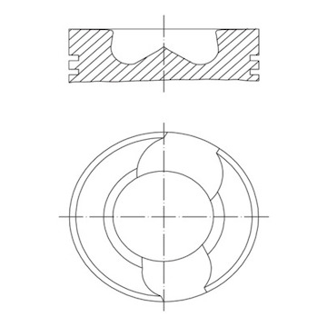 Píst MAHLE ORIGINAL 030 98 00