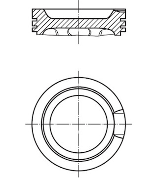 Píst MAHLE ORIGINAL 033 14 11