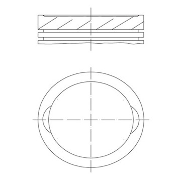 Píst MAHLE ORIGINAL 033 98 00