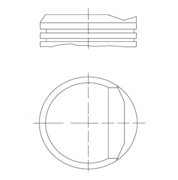 Píst MAHLE ORIGINAL 034 81 02