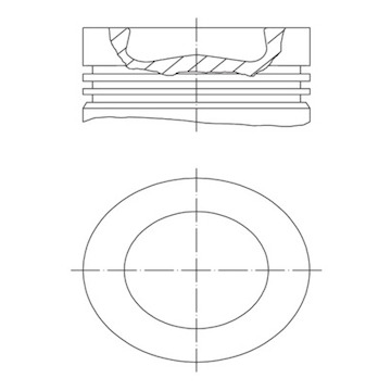 Píst MAHLE ORIGINAL 038 08 00