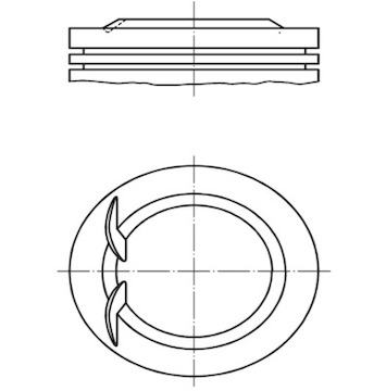 Píst MAHLE ORIGINAL 038 14 02