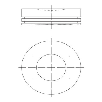 Píst MAHLE ORIGINAL 040 16 00