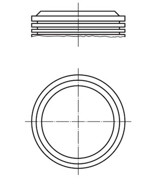 Píst MAHLE ORIGINAL 040 32 00