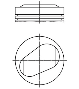 Píst MAHLE ORIGINAL 081 84 00