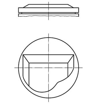 Píst MAHLE ORIGINAL 081 90 01