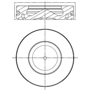 Píst MAHLE ORIGINAL 081 PI 00100 000