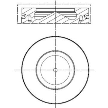 Píst MAHLE ORIGINAL 081 PI 00113 002