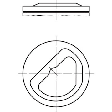 Píst MAHLE ORIGINAL 082 08 00