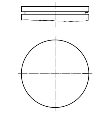 Píst MAHLE ORIGINAL 082 78 00