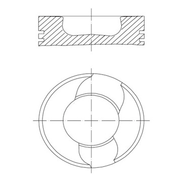 Píst MAHLE ORIGINAL 227 07 10