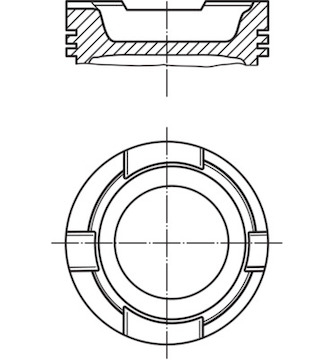 Píst MAHLE ORIGINAL 227 PI 00108 000