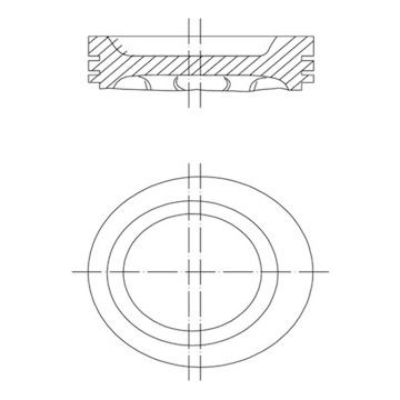 Píst MAHLE ORIGINAL 229 09 00