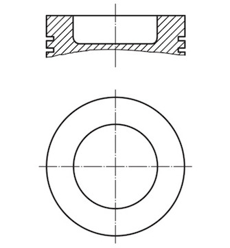 Píst MAHLE ORIGINAL 229 16 00